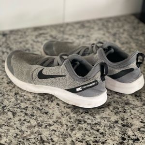 Nike Flex Experience 8 Grey w/silicone laces US 4 UK 3.5 EU 36 - Used condition